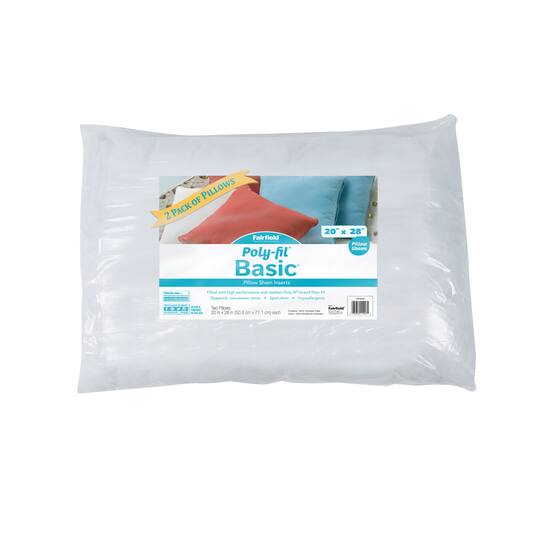 Poly Fil Basic 2ct Polyester Pillow Insert 20 X 28 Michaels